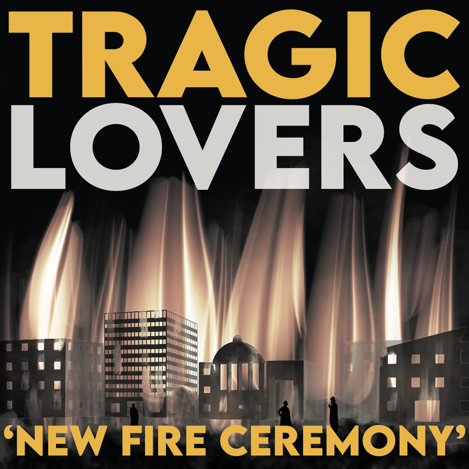 Cover of single 'New Fire Ceremony' by band Tragic Lovers